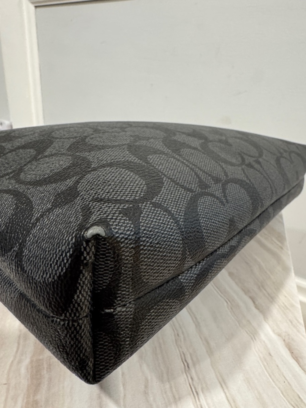 Coach Black File Signature Crossbody Bag - Picture 16 of 17